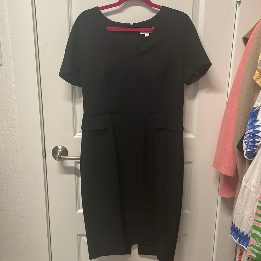 Harper rose black peplum dress
